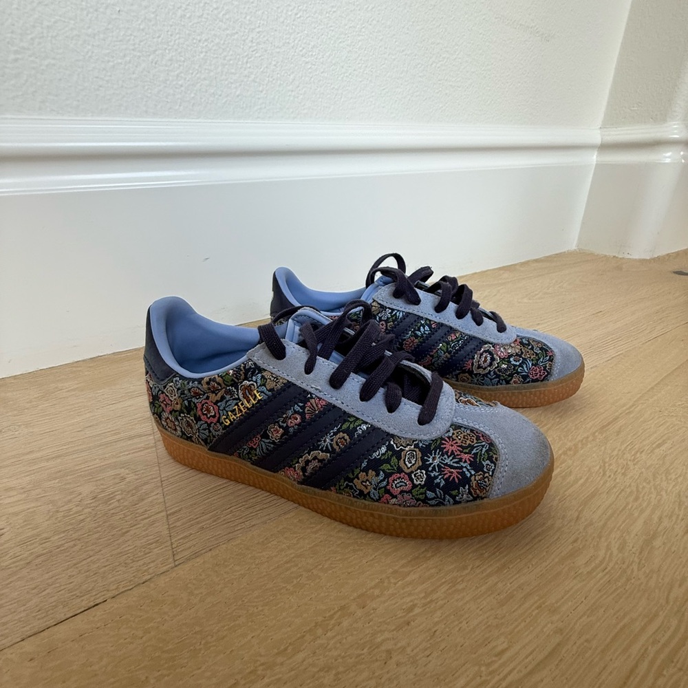 Adidas Liberty London Floral Sneakers with Gum Sole